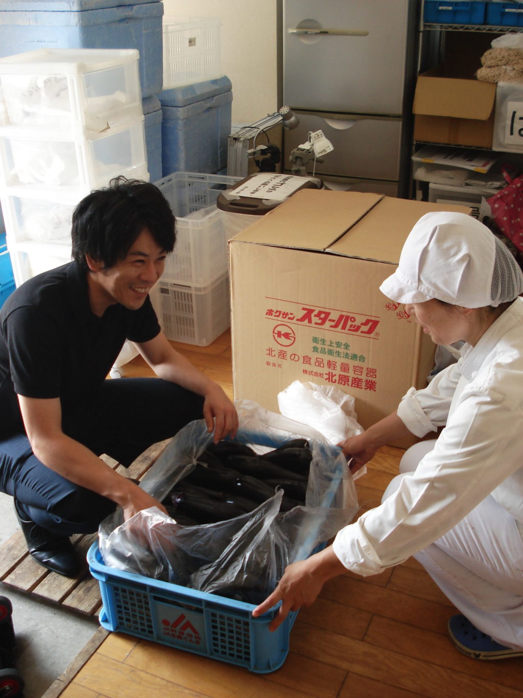栃木ダルクさんから仕入れた茄子