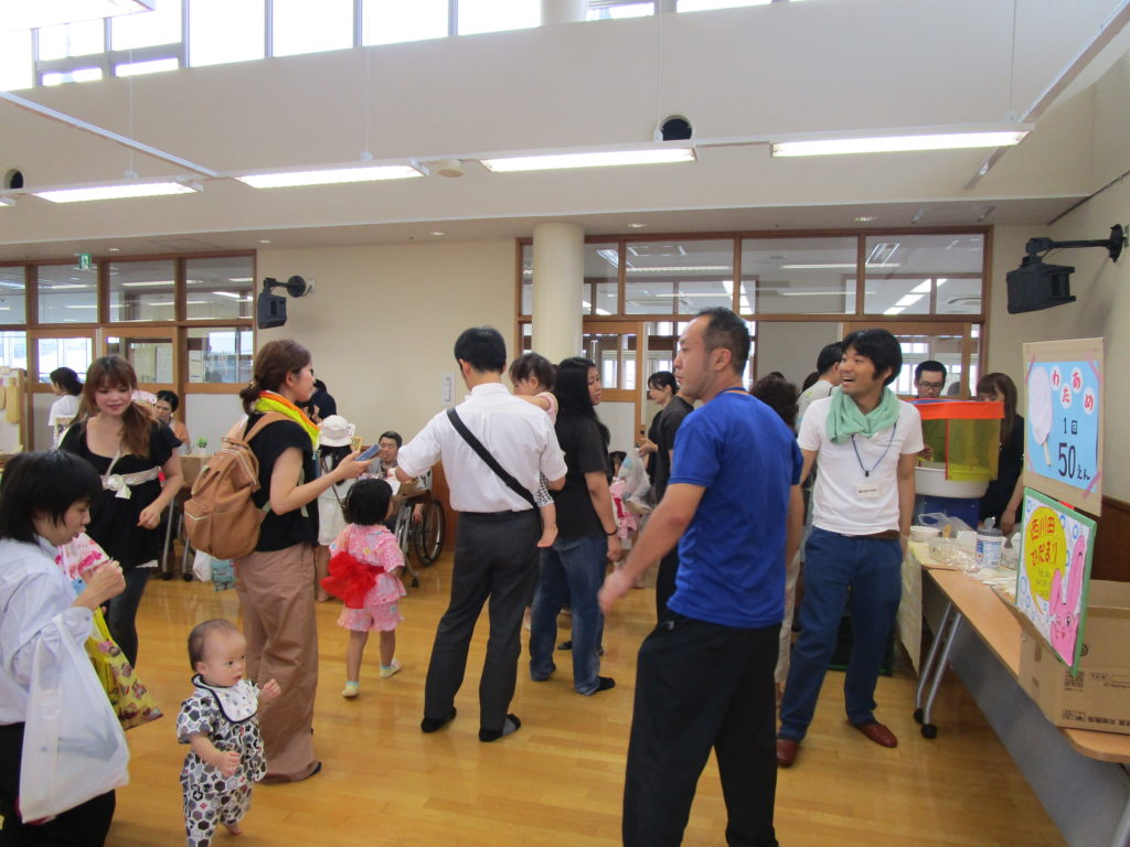 ここ・ほっと祭りの綿あめ体験屋さんになりました