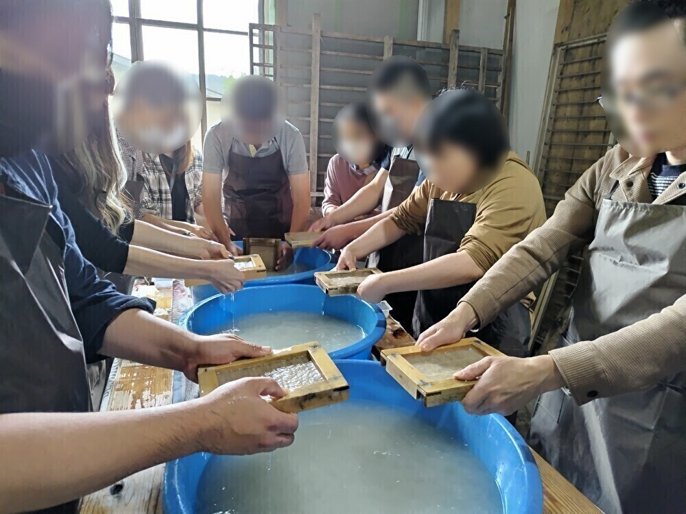 烏山和紙漉き体験！